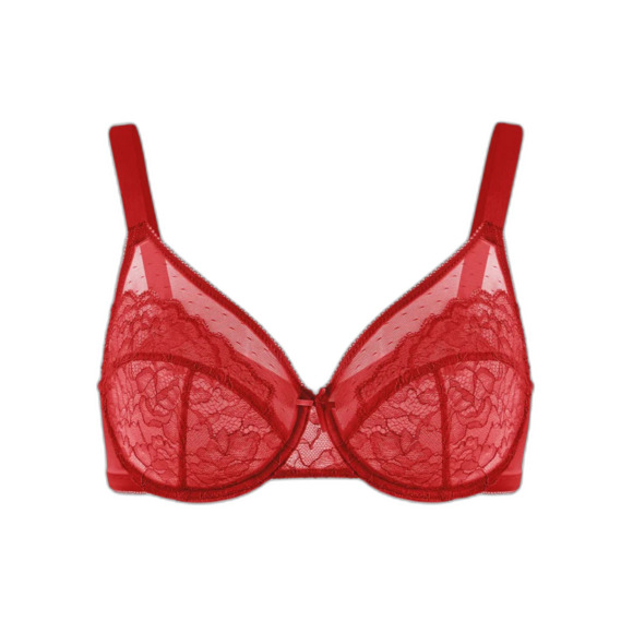 HSIA Women's Coral Full Coverage Underwire Bra 34C - Picture 4 of 9